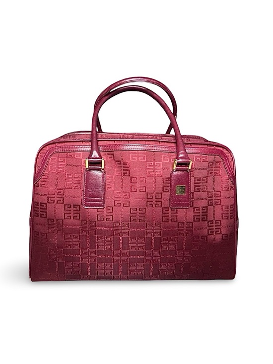 Givenchy Handbags - Vintage GIVENCHY Boston bag - Monogram travel bag - gold hardware